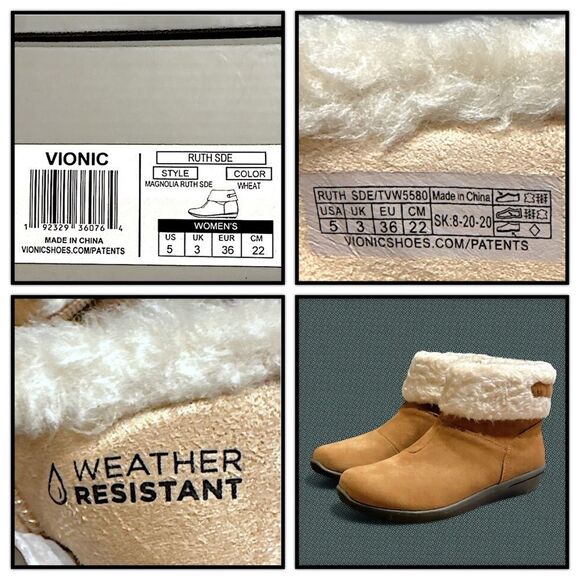 Vionic Magnolia Ruth Suede Bootie - Picture 11 of 16